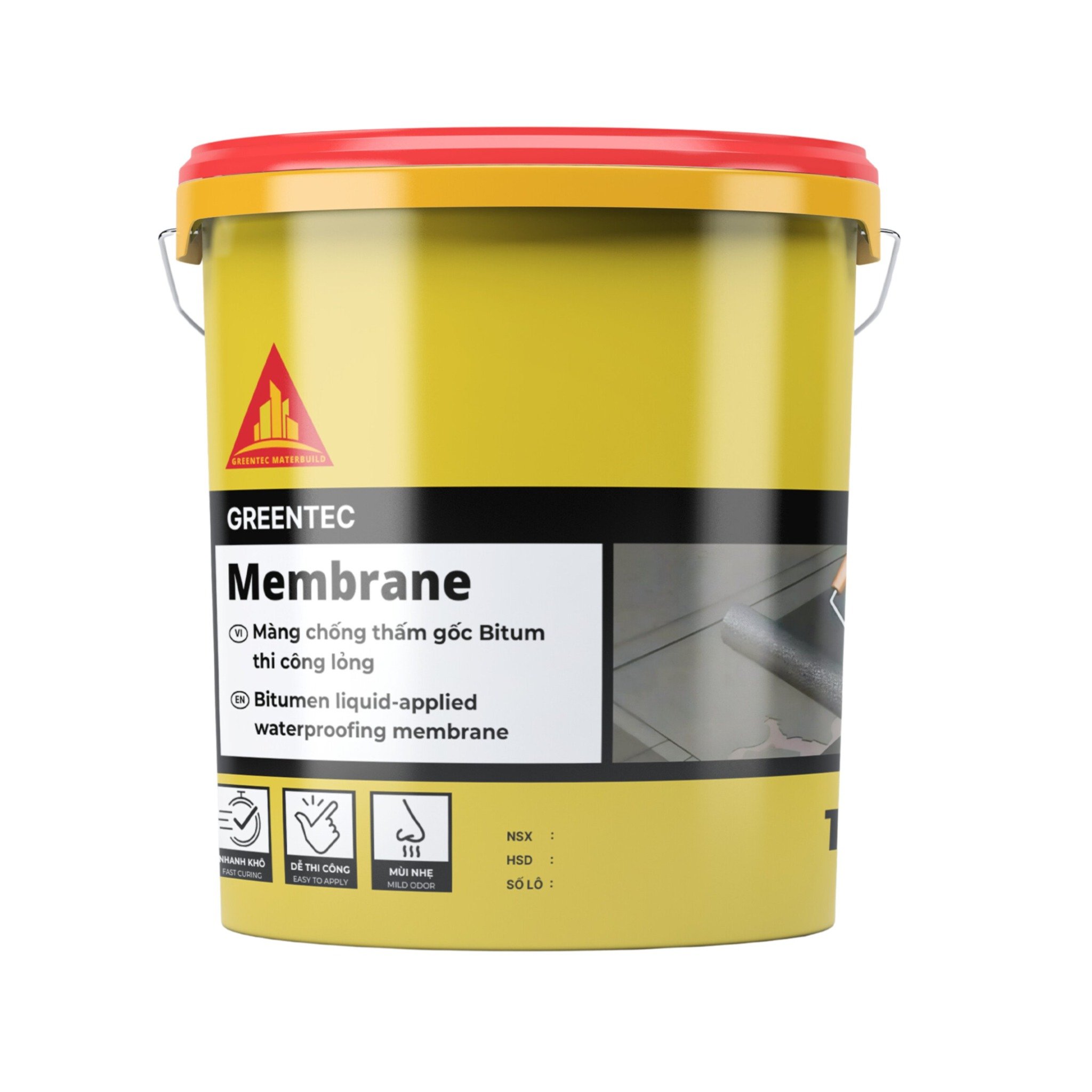 GREENTEC MEMBRANE | Màng Lỏng Chống Thấm Gốc Bitum