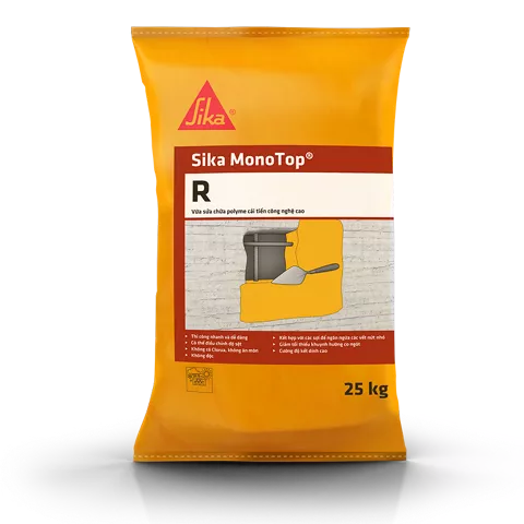 Sika MonoTop® R | Vữa Sửa Chữa Bê Tông Polymer Cải Tiến
