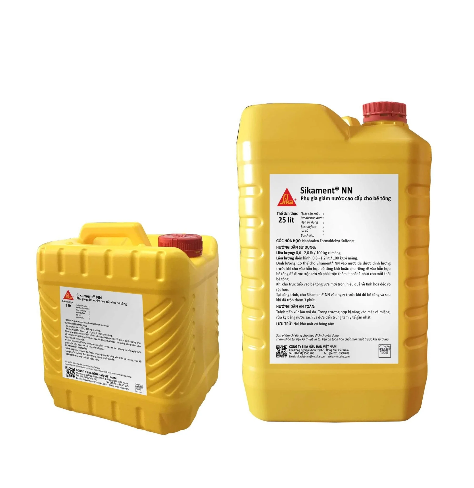 Sikament® NN | Phụ Gia Giảm Nước Hóa Dẻo Cho Bê Tông