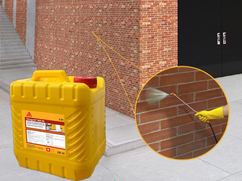 Chống thấm gốc nước cho kết cấu bê tông.