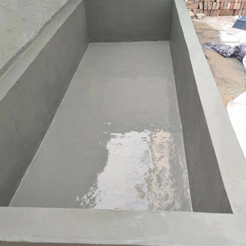 Bề mặt hoàn thiện sau khi thi công GREENTEC SEAL 540