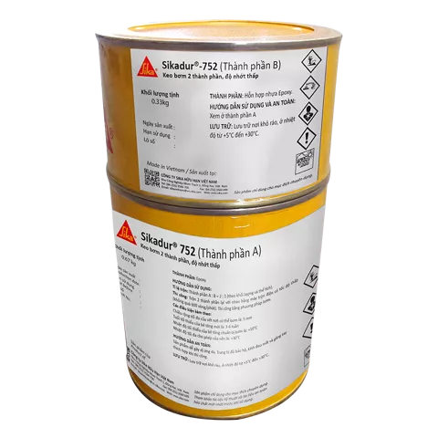 Sikadur®-752 | Keo Epoxy Bơm Sửa Chữa Vết Nứt Bê Tông
