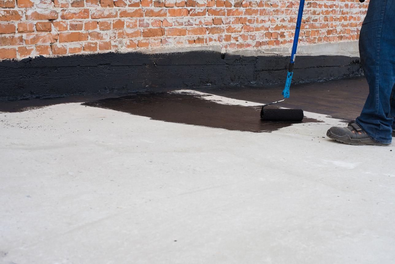 Thi công lớp lót GREENTEC MEMBRANE trên bề mặt bê tông