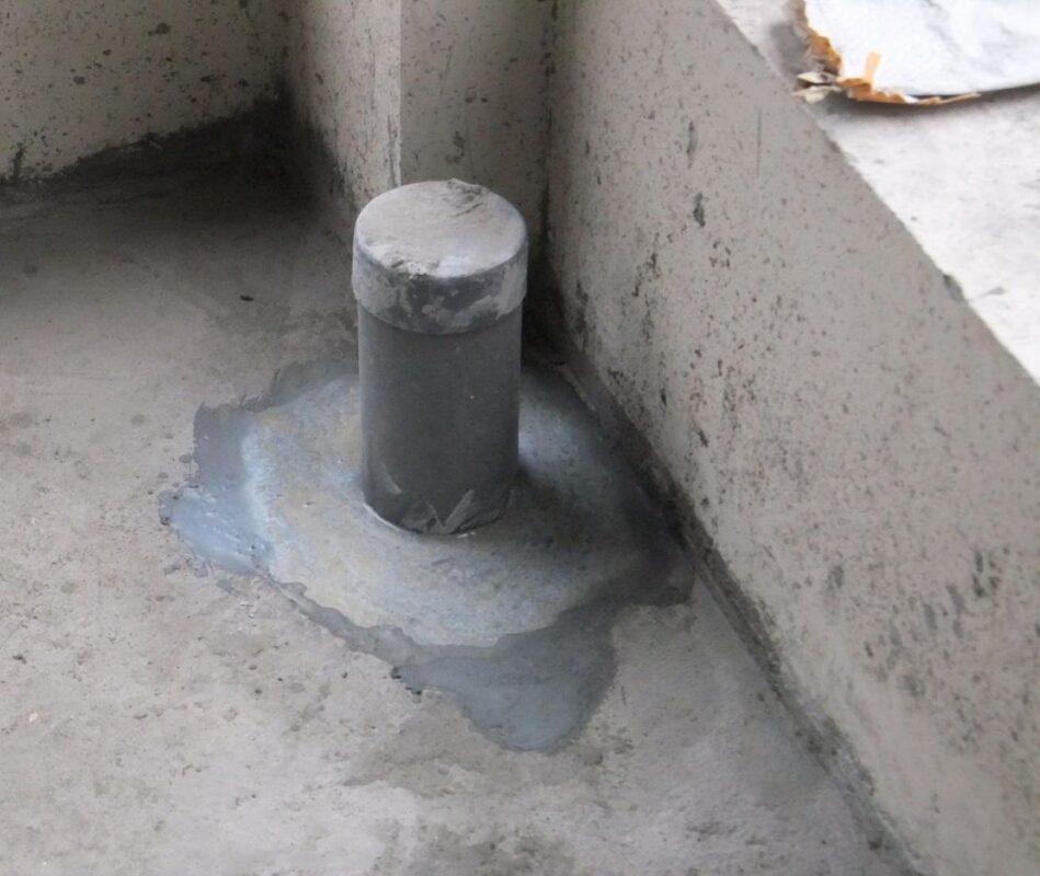 Thi công HT Grout 214 cổ ống